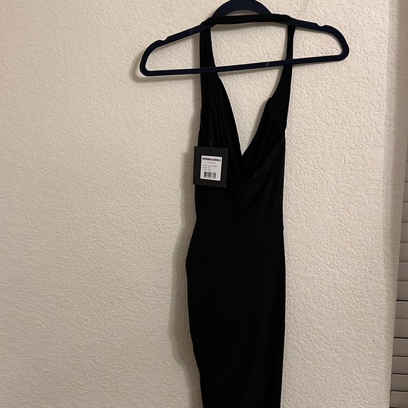 Norma Kamali Cayla Side Drape Gown black - Picture 9 of 12